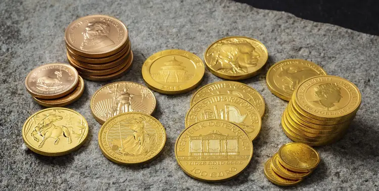 goldmuenzen-auf-schiefern